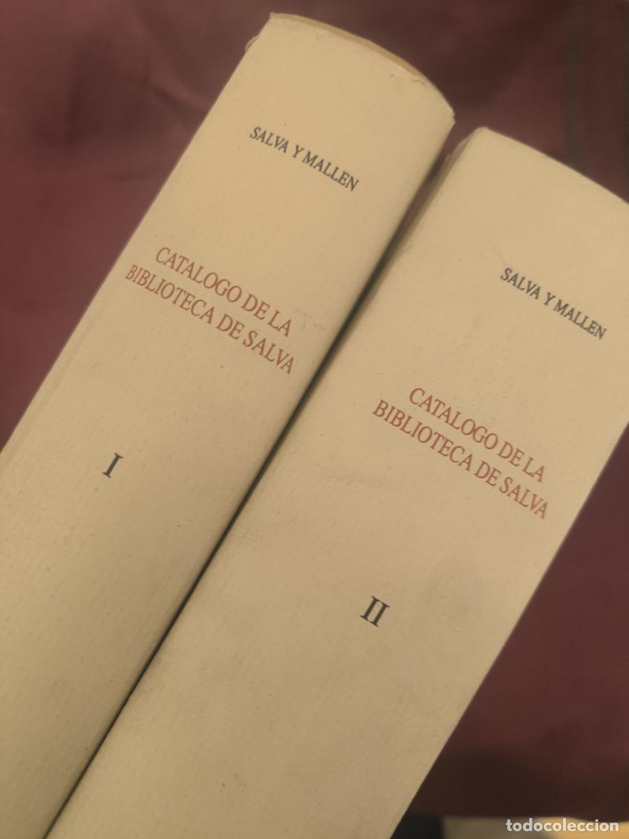Libros: Cat&aacute;logo de la Biblioteca de Salv&aacute; (2 tomos). - - Foto 4