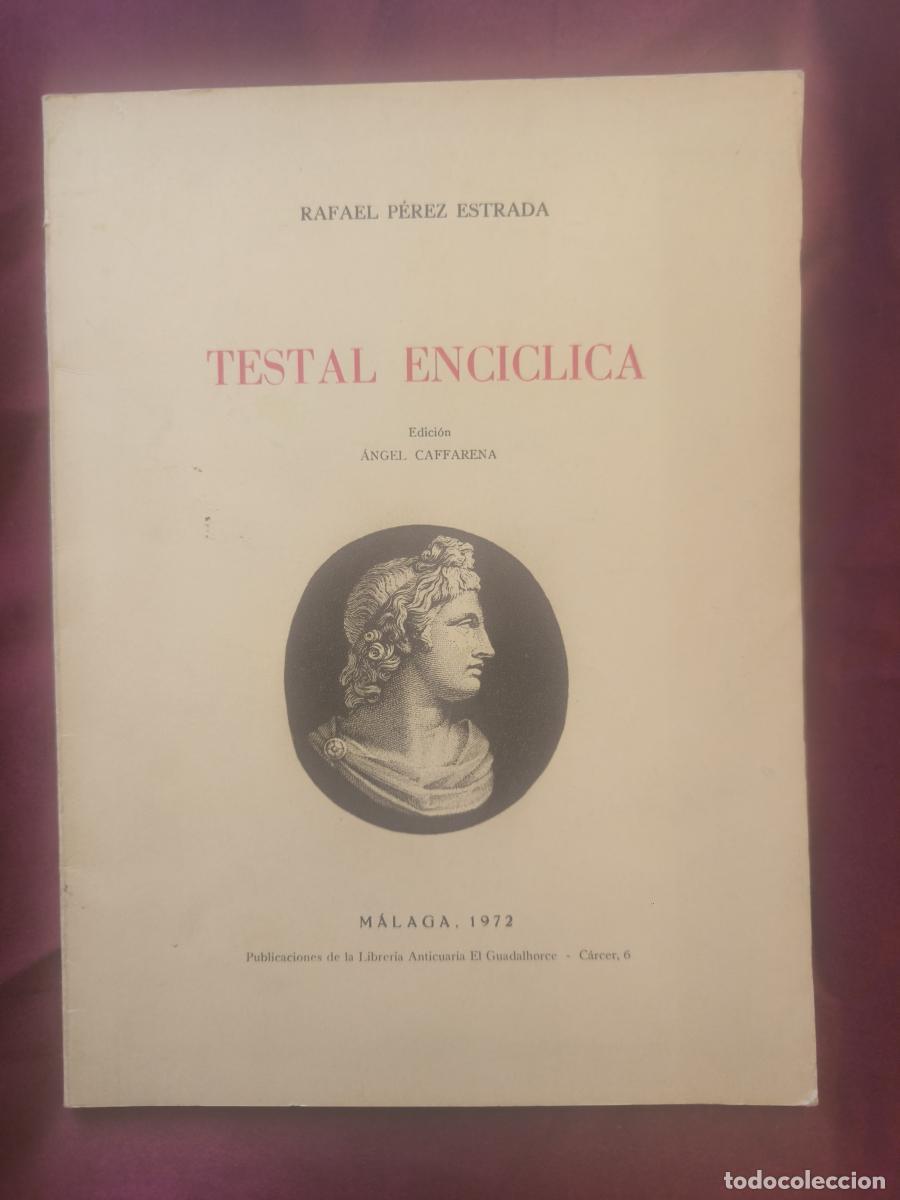 Libri di seconda mano: Testal Enc&iacute;clica - Rafael P&eacute;rez Estrada