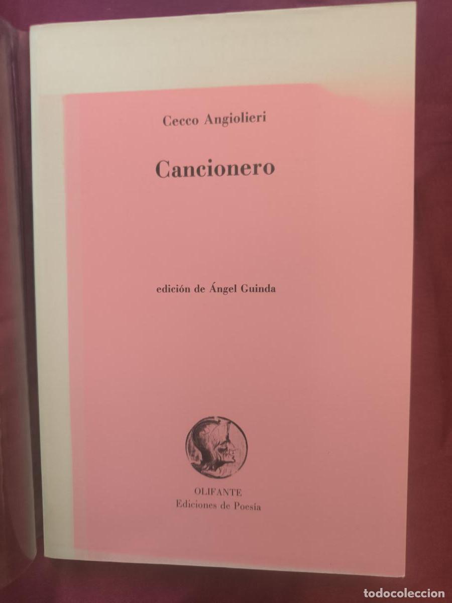 Livros em segunda m&atilde;o: Cancionero - Cecco Angiolieri