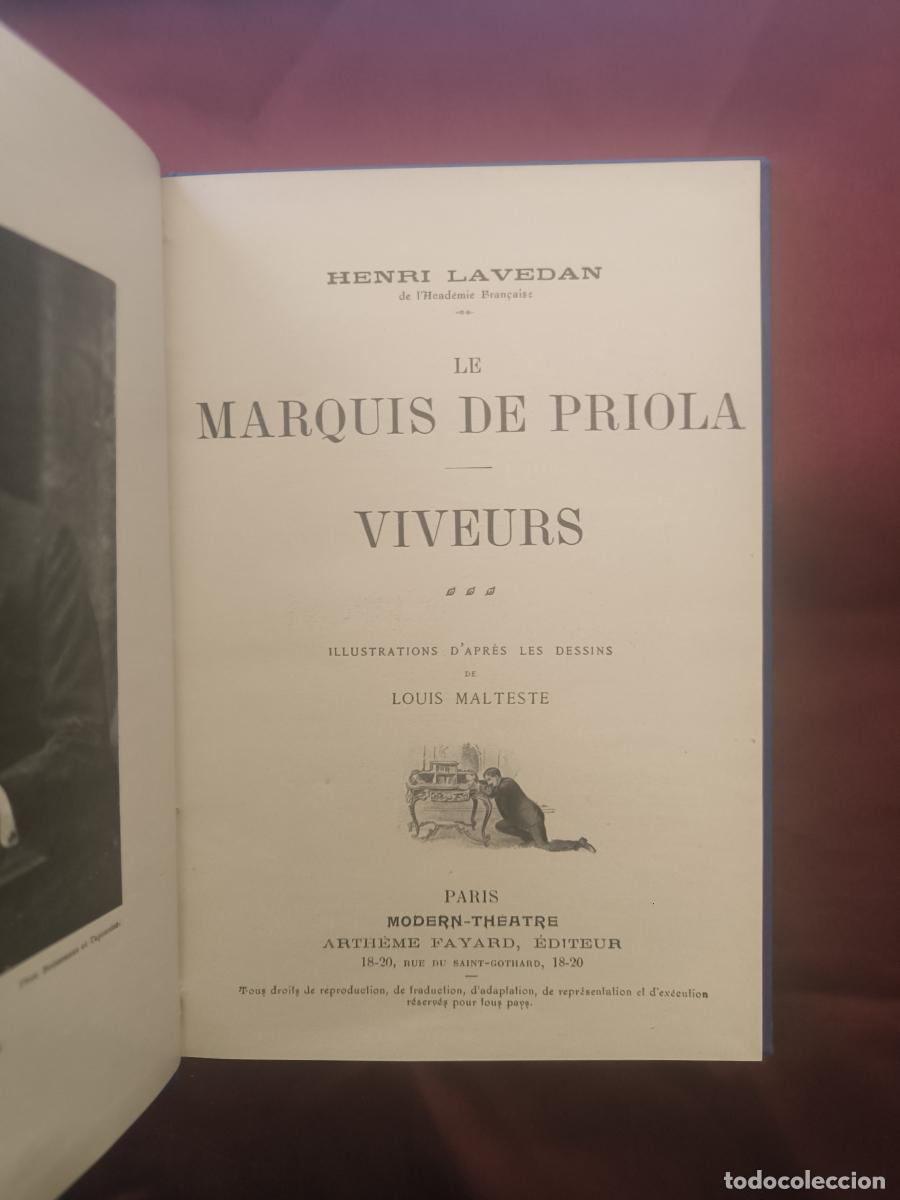 Libri di seconda mano: Le Marquis de Priola - Viveurs - Henri Lavedan