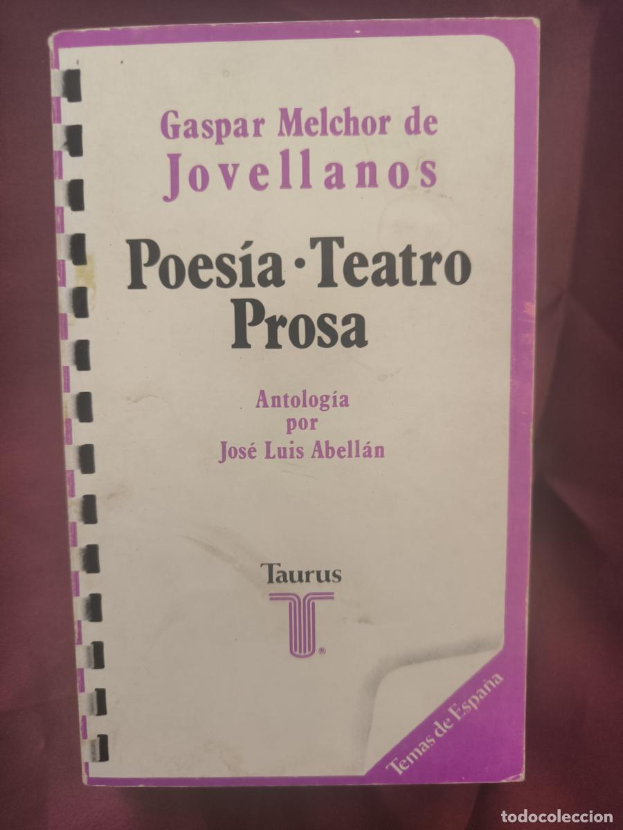 Livros em segunda m&atilde;o: Poes&iacute;a. Teatro. Prosa (Antolog&iacute;a). - Gaspar Melchor de Jovellanos