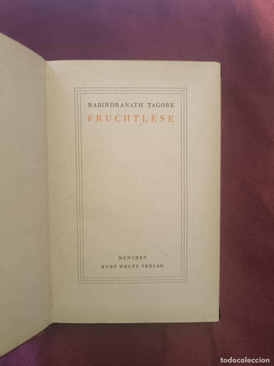 Libros: Fruchtlese - Rabindranath Tagore - Foto 3