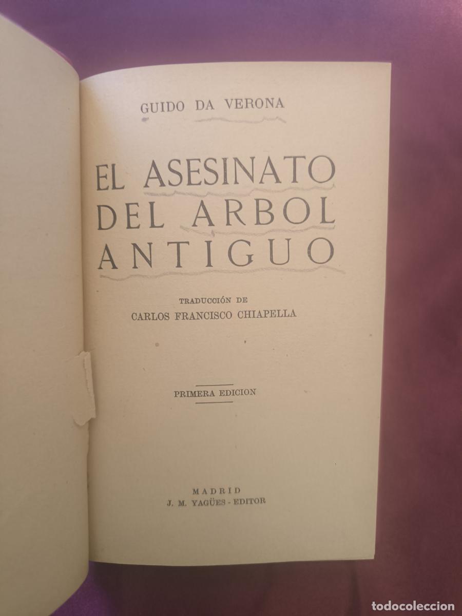 books: El asesinato del &aacute;rbol antiguo - Guido Da Verona