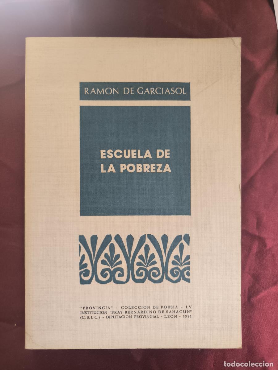 Libri di seconda mano: Escuela de la pobreza - Ram&oacute;n de Garciasol