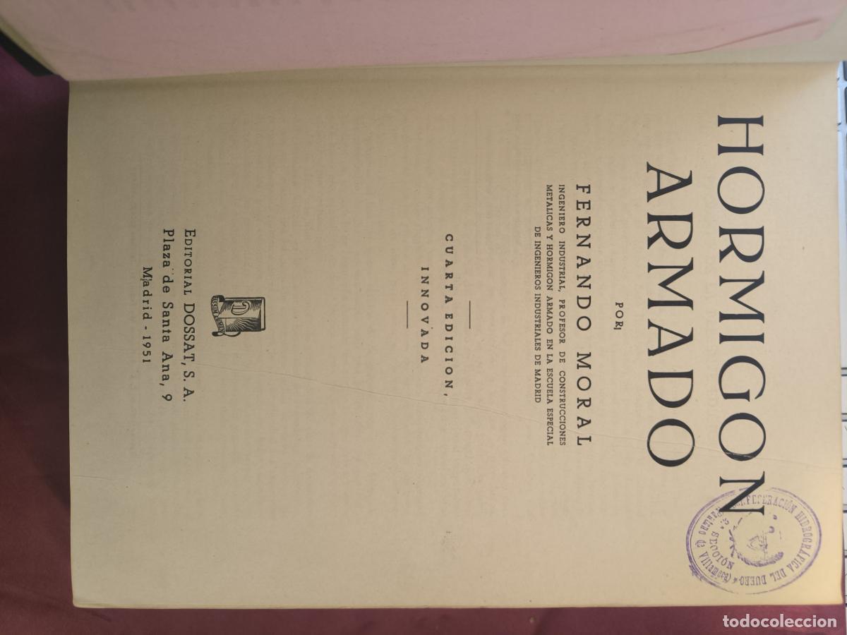 B&uuml;cher: Hormig&oacute;n Armado - F. Moral