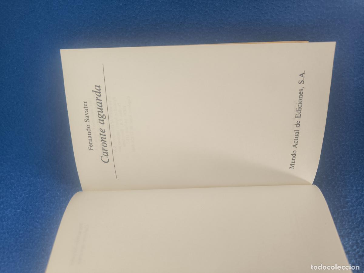 Libros: Caronte aguarda - Fernando Savater - Foto 3