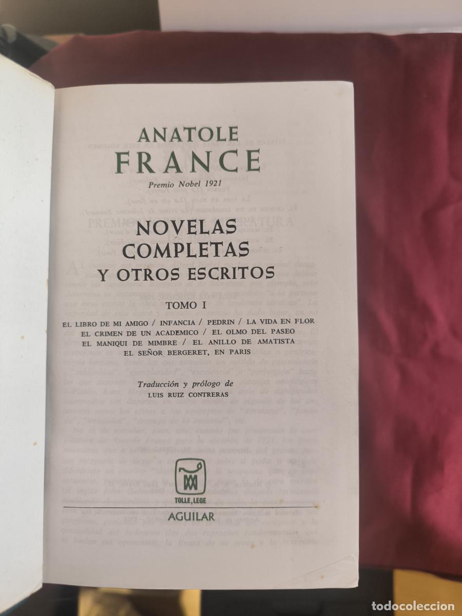 Libri di seconda mano: Novelas completas y otros escrotos (3 tomos) - Anatole France