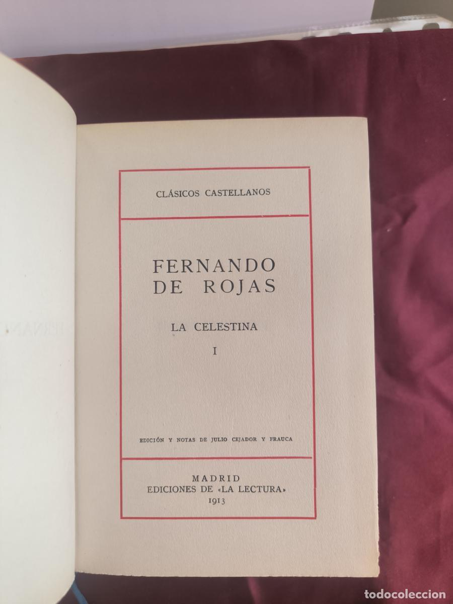 B&uuml;cher: CLASICOS CASTELLANOS Fernando de Rojas tomos I y II - Fernando de Rojas
