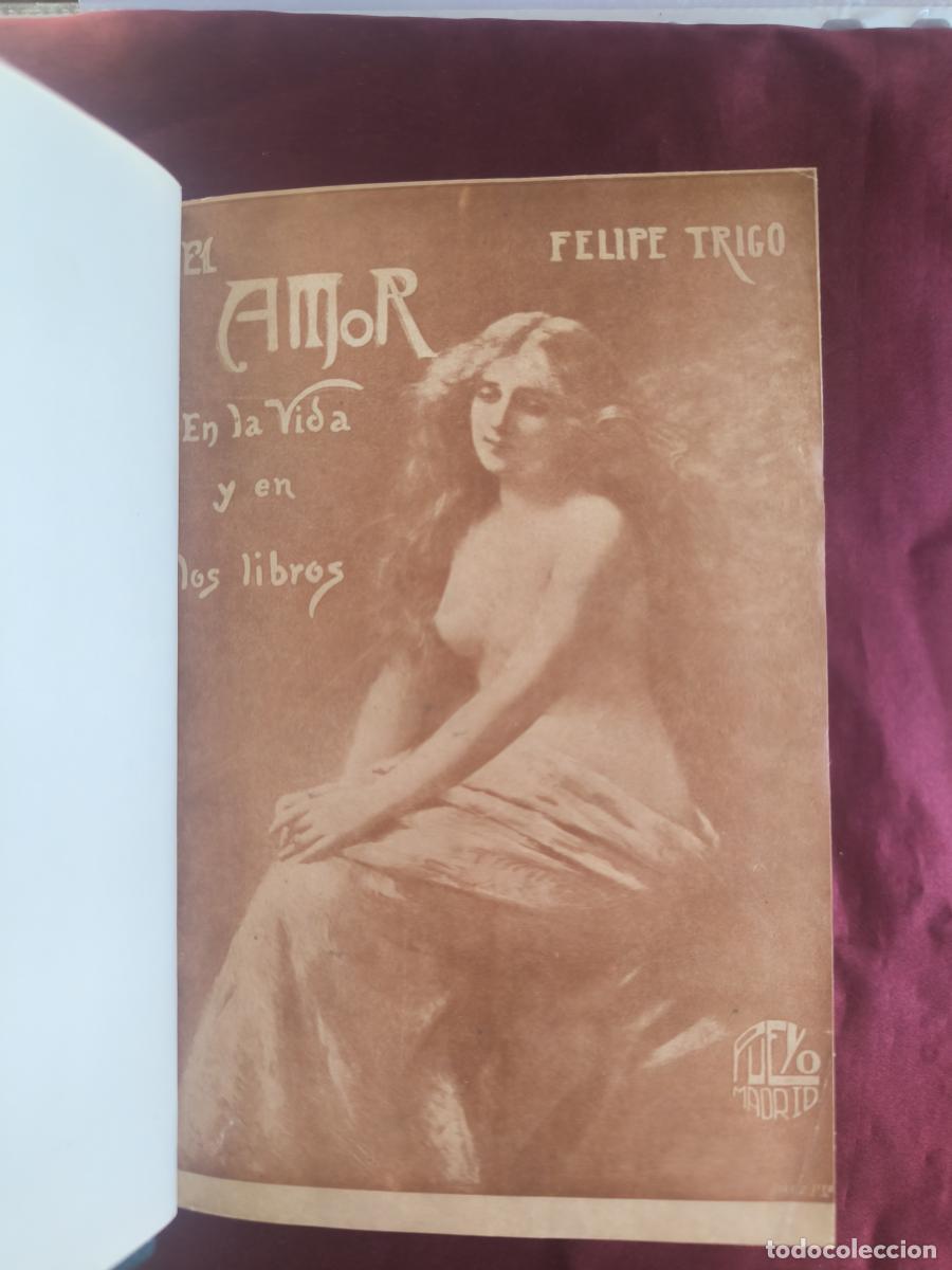 Libros: El amor en la vida y en los libros - Felipe Trigo - Foto 3