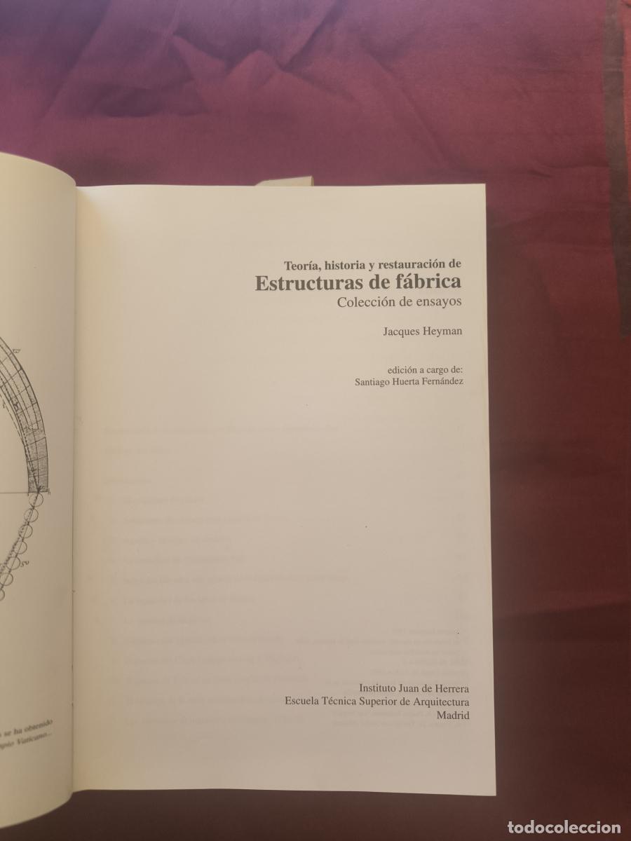 books: Teor&iacute;a, historia y restauraci&oacute;n de estructuras de f&aacute;brica. Colecci&oacute;n de ensayos.&nbsp; - Jacques Heyman&nbsp;