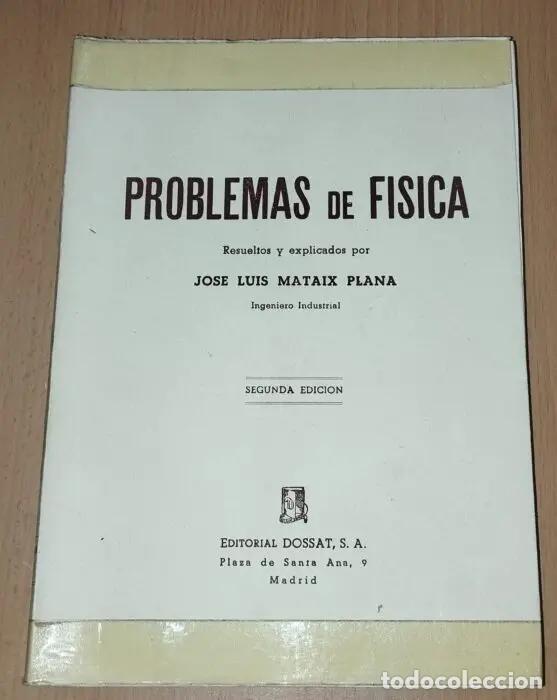 Livres: Problemas de f&iacute;sica - MATAIX PLANA, JOS&Eacute; LUIS