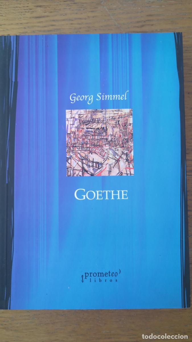 Libros: GOETHE - Georg Simme&ntilde;