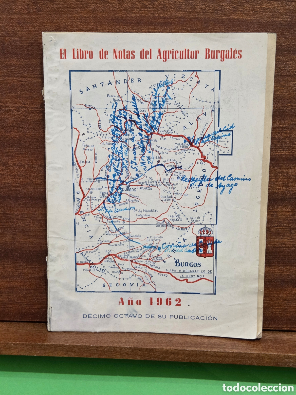 Libros: &rdquo;&rdquo;EL LIBRO DE NOTAS DEL AGRICULTOR BURGALES&rdquo;&rdquo;...A&Ntilde;O...1962...DECIMO OCTAVO DE SU PUBLICACI&Oacute;N...