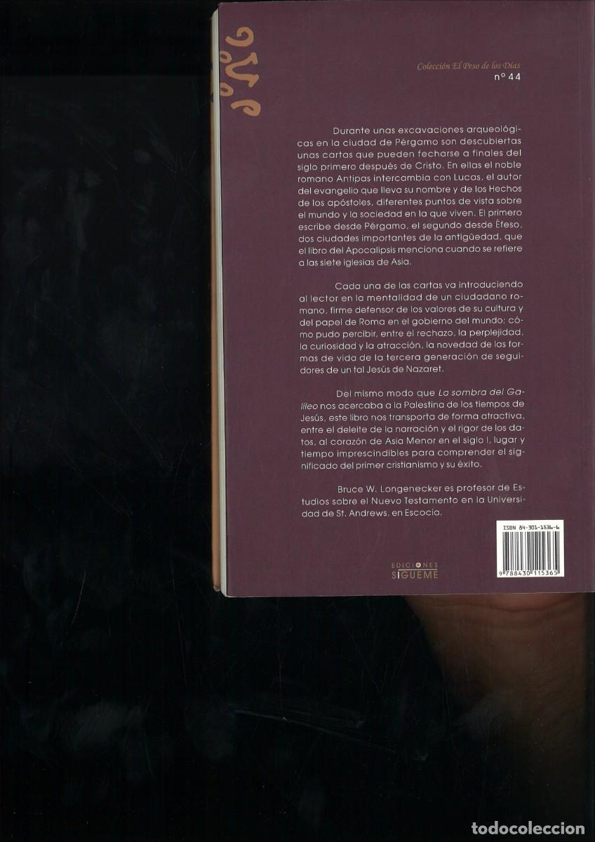 Libros: LAS CARTAS DE PERGAMO. Bruce W. Longenecker - Foto 2