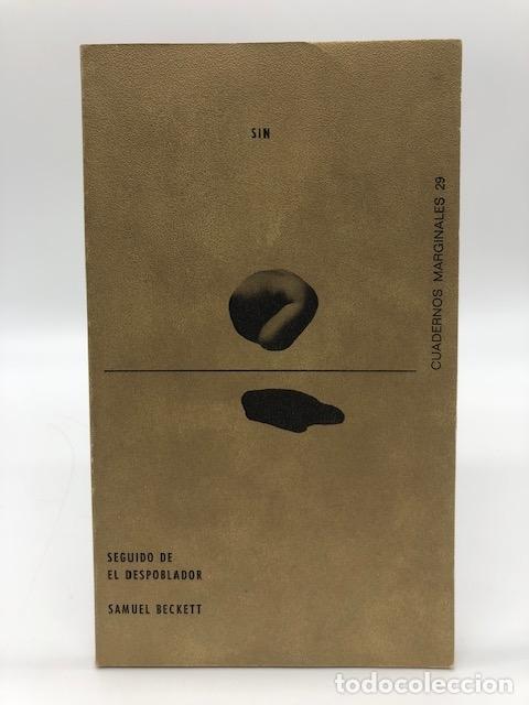 Libros: BECKETT, Samuel - Sin. Seguido de el despoblador.
