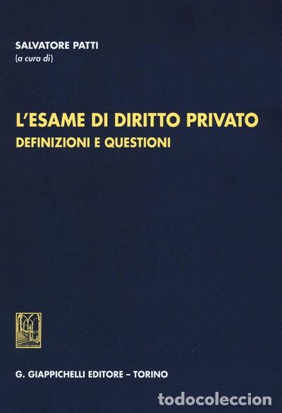 books: L'esame di diritto privato. Definizioni e questioni- 9788892100244