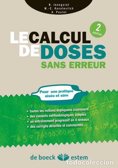 B&uuml;cher: Le calcul de doses sans erreur- 9782843715518