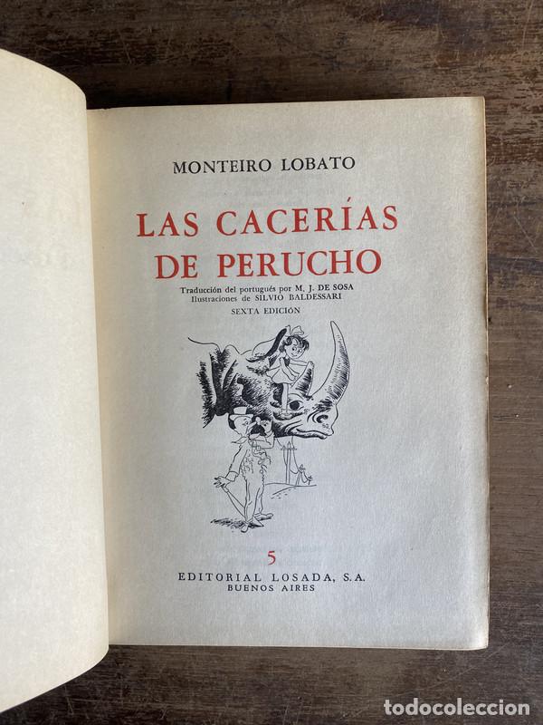 Libri di seconda mano: Las cacerias de Perucho - Lobato Monteiro