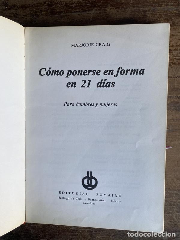 Libros: Como ponerse en forma en 21 dias - Craig Marjorie