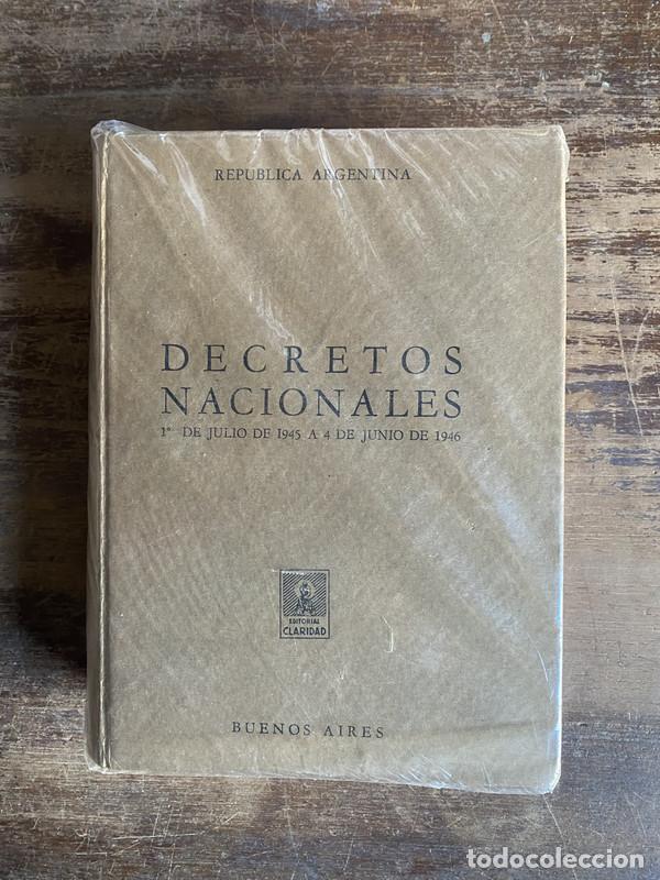 Libros: Decretos Nacionales - - - Foto 1