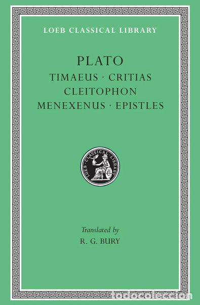 books: Timaeus, Critias, Cleitophon, Menexenus, Epistles- 9780674992573