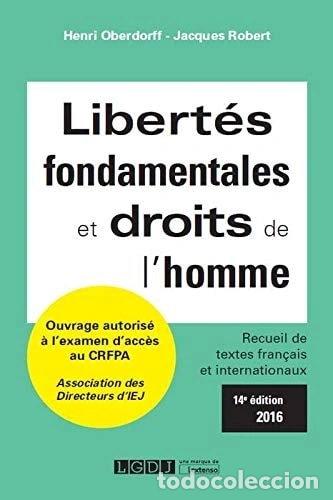 Libros: Libert&eacute;s fondamentales et droits de l'homme- 9782275044576