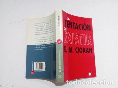 books: La Tentaci&oacute;n de Existir- 9788466305990