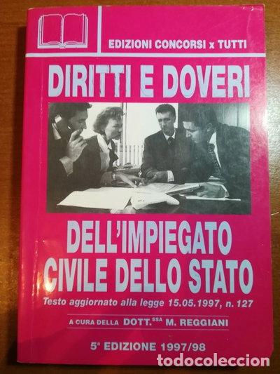 Libros: Diritti e doveri dell'impiegato civile dello Stato- 9788882142131
