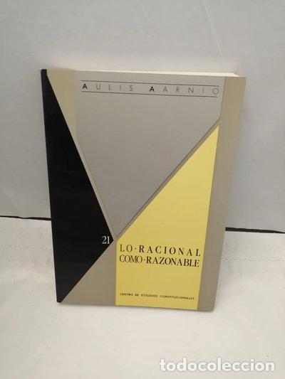 Libros: Lo racional como razonable- 9788425908767