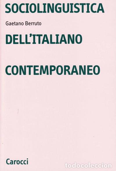 Libros: Sociolinguistica dell'italiano contemporaneo- 9788843010240