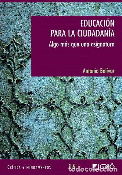 Libros: Educaci&oacute;n para la ciudadan&iacute;a- 9788478274802