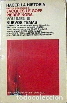 Libros: Hacer la historia Volumen 3. Nuevos Temas- 9788472224995