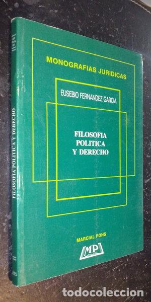 B&uuml;cher: Filosof&iacute;a pol&iacute;tica y derecho- 9788472482463