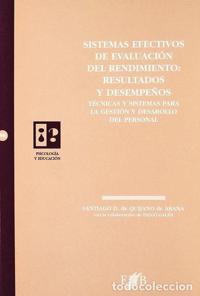 Libros: Sistemas efectivos de evaluaci&oacute;n del rendimiento- 9788483120118