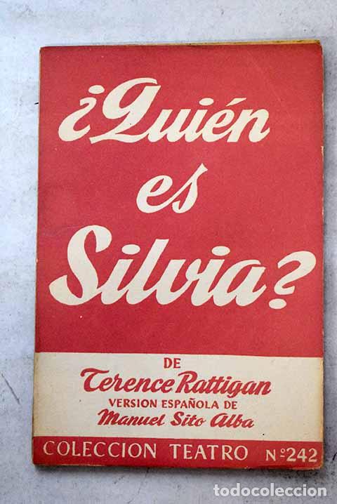 Livros em segunda m&atilde;o: &iquest;Qui&eacute;n es Silvia?: Rattigan, Terence.- Rattigan, Terence