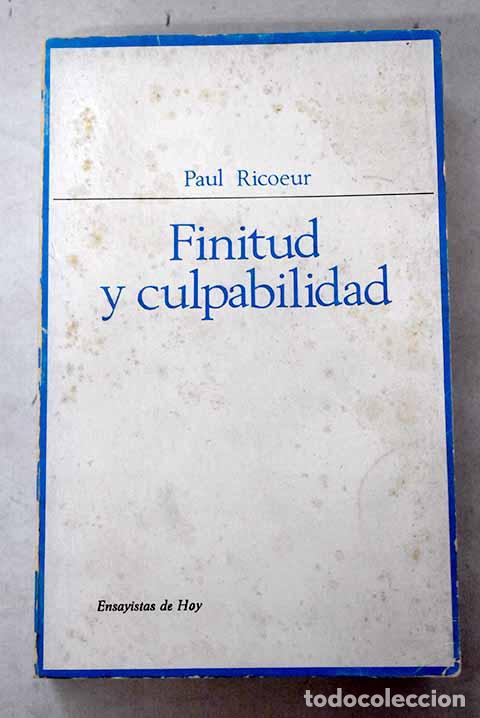 Livres: Finitud y culpabilidad.- Ricoeur, Paul