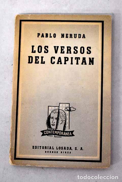 Libros: Los versos del Capit&aacute;n: poemas de amor.- Neruda, Pablo