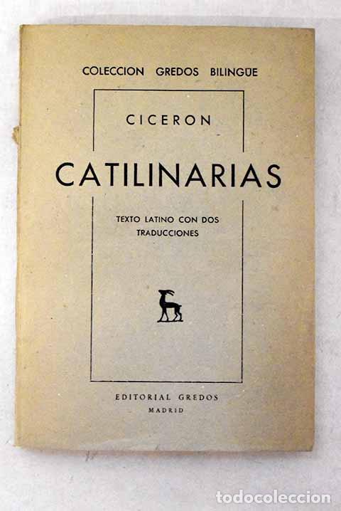 Libros: Catilinarias: Cicer&oacute;n, Marco Tulio.- Cicer&oacute;n, Marco Tulio