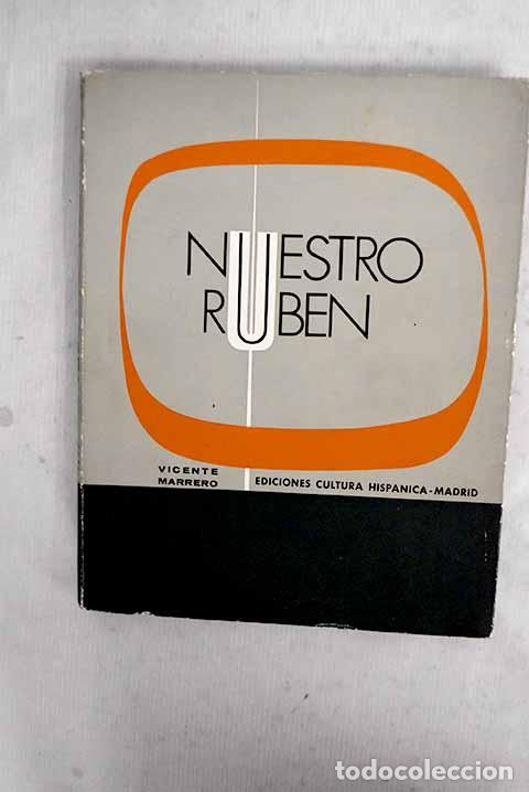 books: Nuestro Ruben: Marrero, Vicente.- Marrero, Vicente