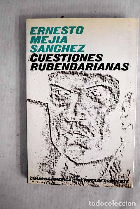 Libri di seconda mano: Cuestiones rubendarianas.- Mej&iacute;a S&aacute;nchez, Ernesto