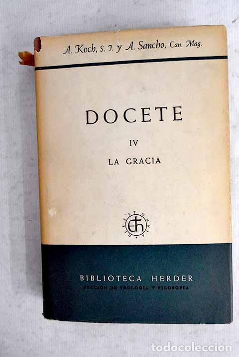 Libros: Docete: formaci&oacute;n b&aacute;sica del predicador y del conferenciante, tomo IV.- Koch, Anton