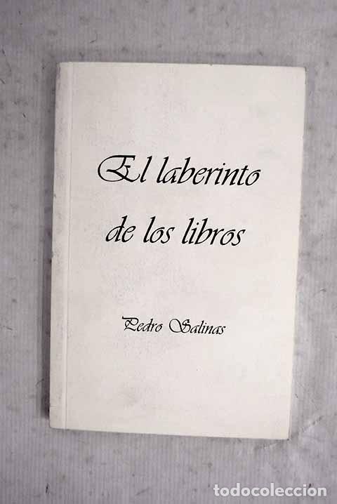 books: El laberinto de los libros.- Salinas, Pedro