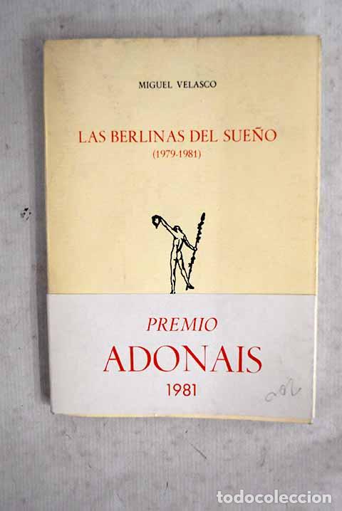 books: Las berlinas del sue&ntilde;o.- Velasco, Miguel &Aacute;ngel