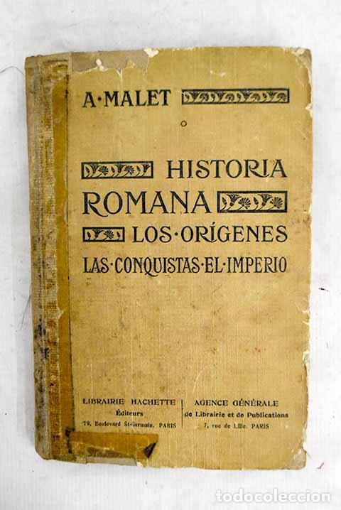 Libros: Roma: Malet, Albert: Librairie Hachette..- Malet, Albert