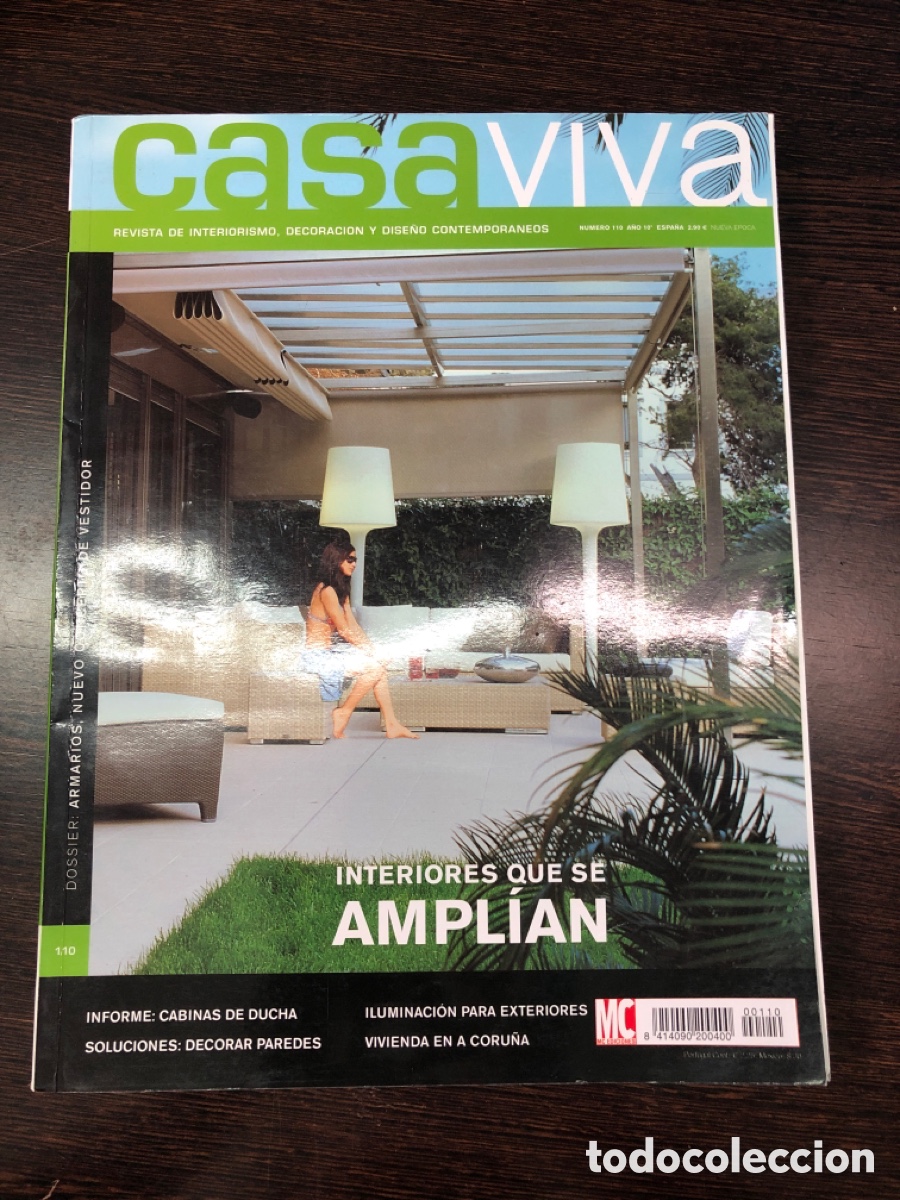 Livres: REVISTA INTERIORISMO CASA VIVA NUMERO 110 INTERIORES QUE SE AMPLIAN
