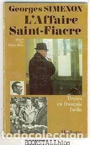 Libros: L' AFFAIRE SAINT-FIACRE