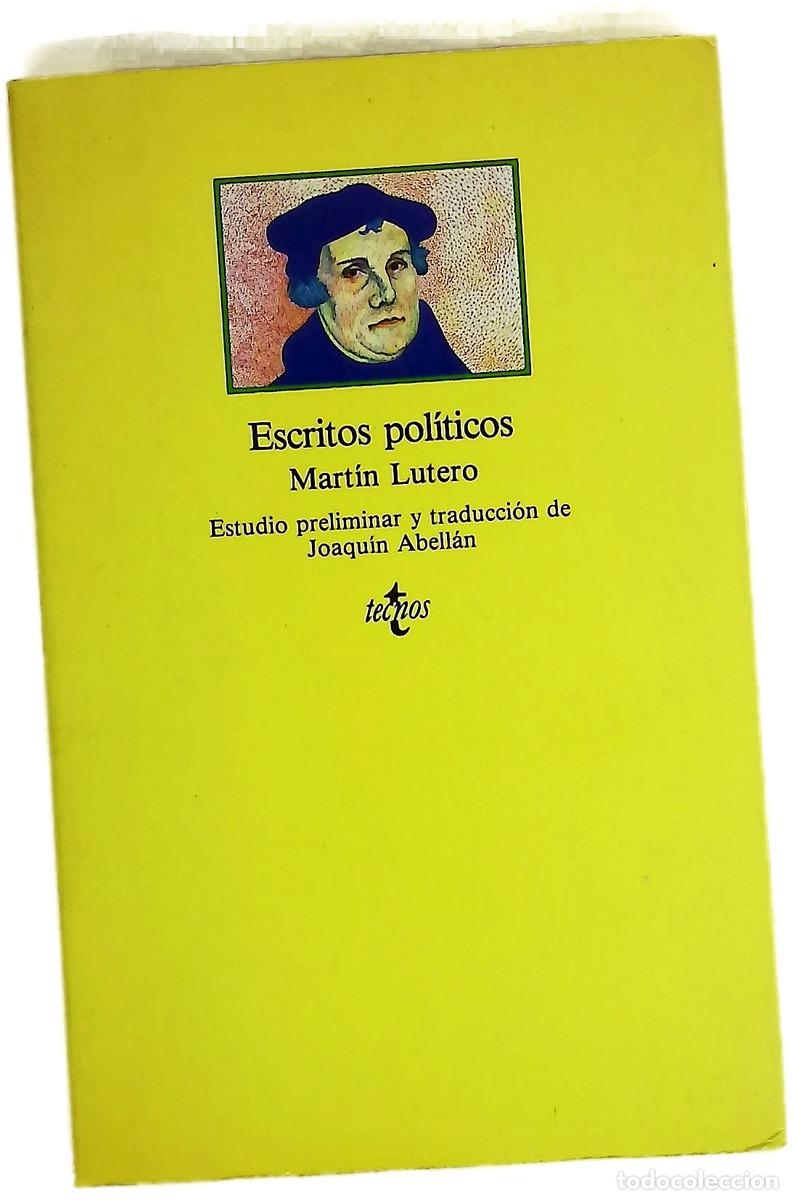 books: Escritos pol&iacute;ticos - Luther, Martin; Abell&aacute;n, Joaqu&iacute;n