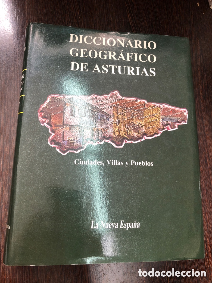 Libros: DICCIONARIO GEOGRAFICO DE ASTURIAS CIUDADES VILLAS Y PUEBLOS EDITORIAL PRENSA ASTURIANA