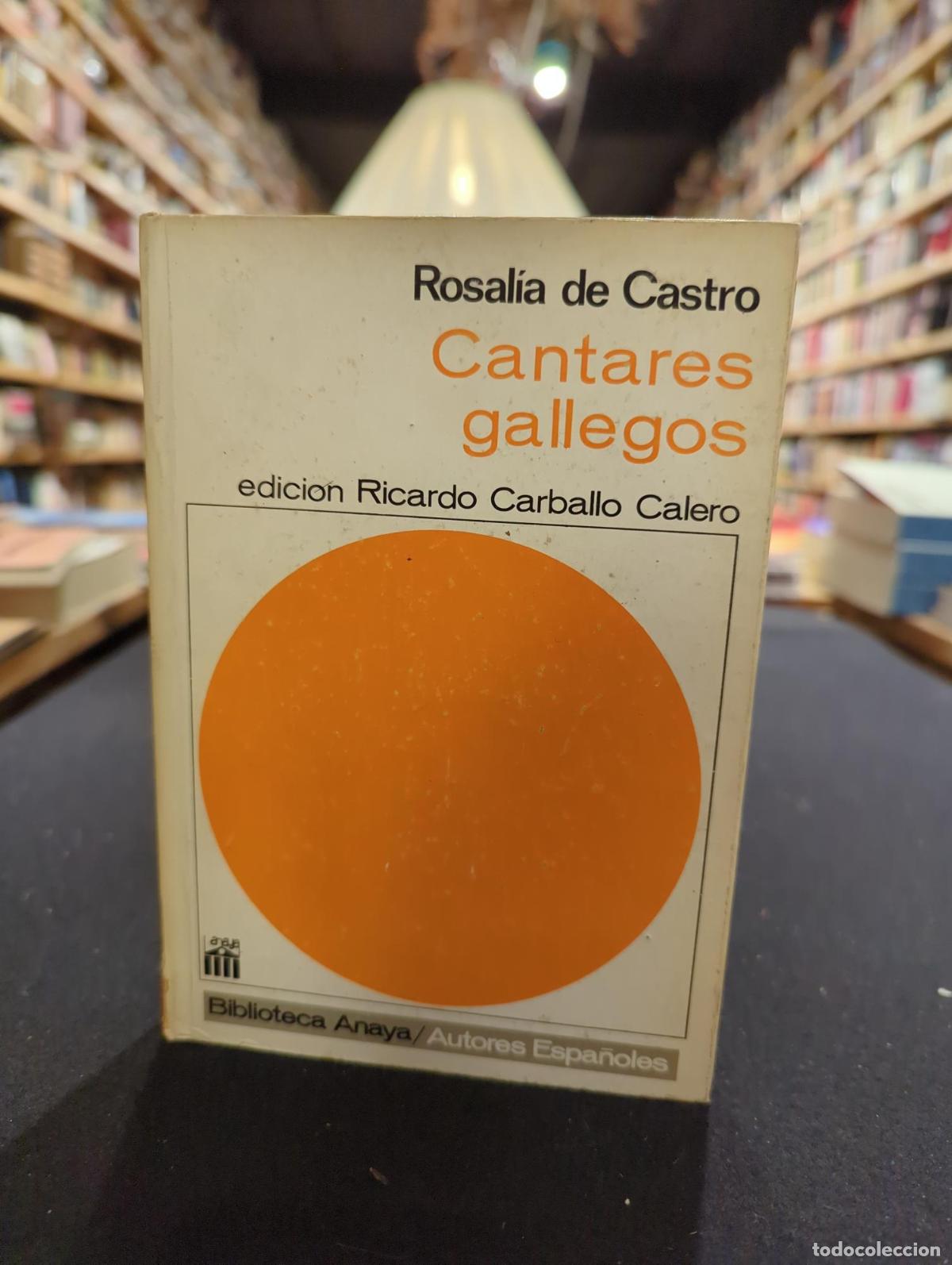 Libros: Cantares gallegos - Rosal&iacute;a de Castro
