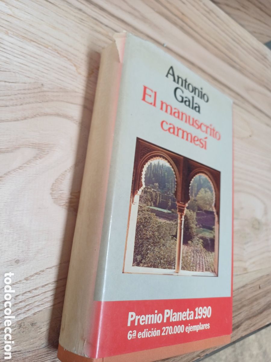 Libros: Antonio gala..manuscrito carmes&iacute;, premio planeta 1990